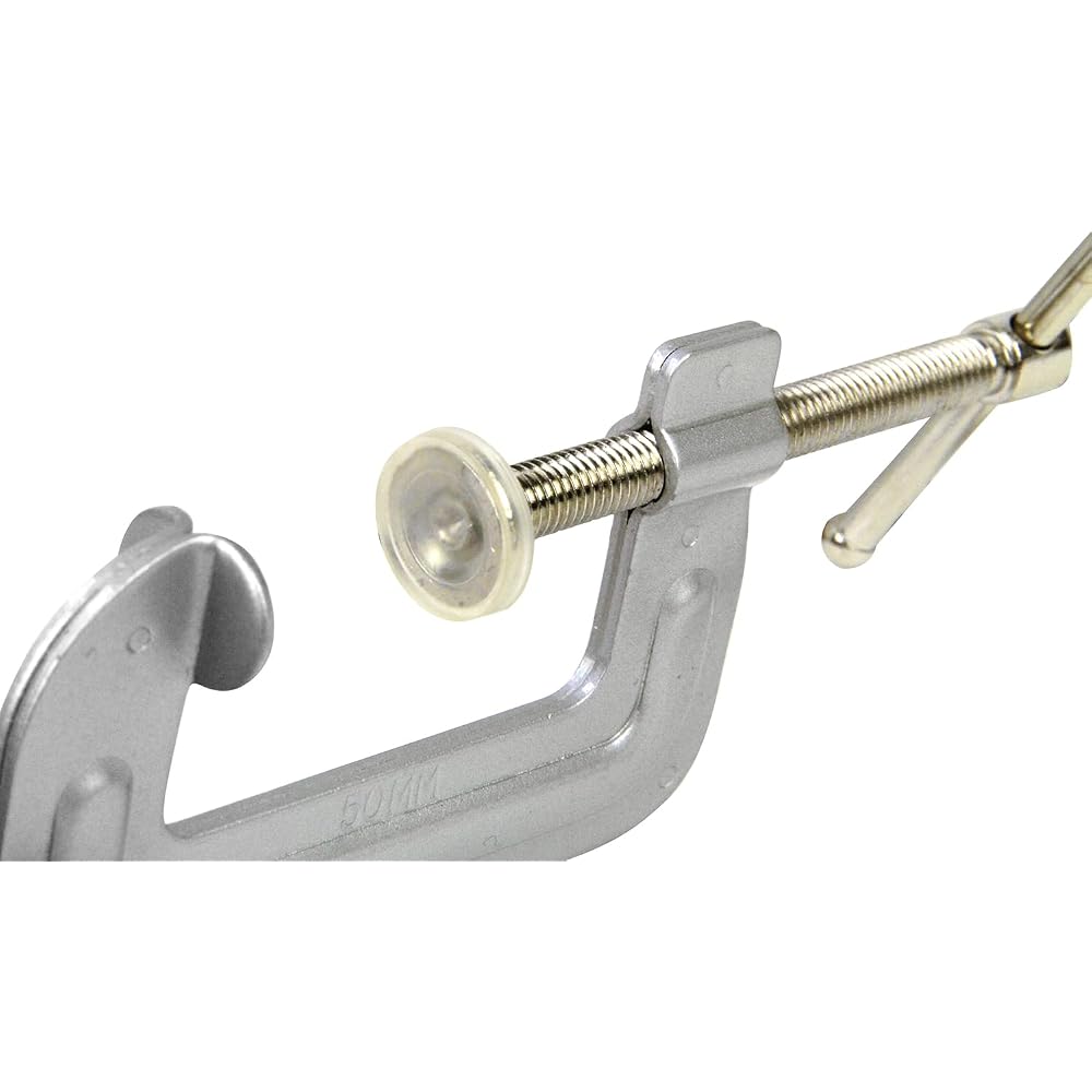 SK11 C Clamp Steel 25mm Jaw Width 80kg Clamping Force for Fixing Bonding Assembly Work C-25