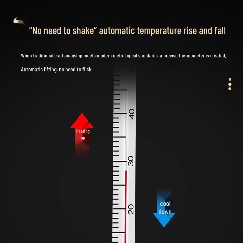 Высокоточный стеклянный термометр Jingyu