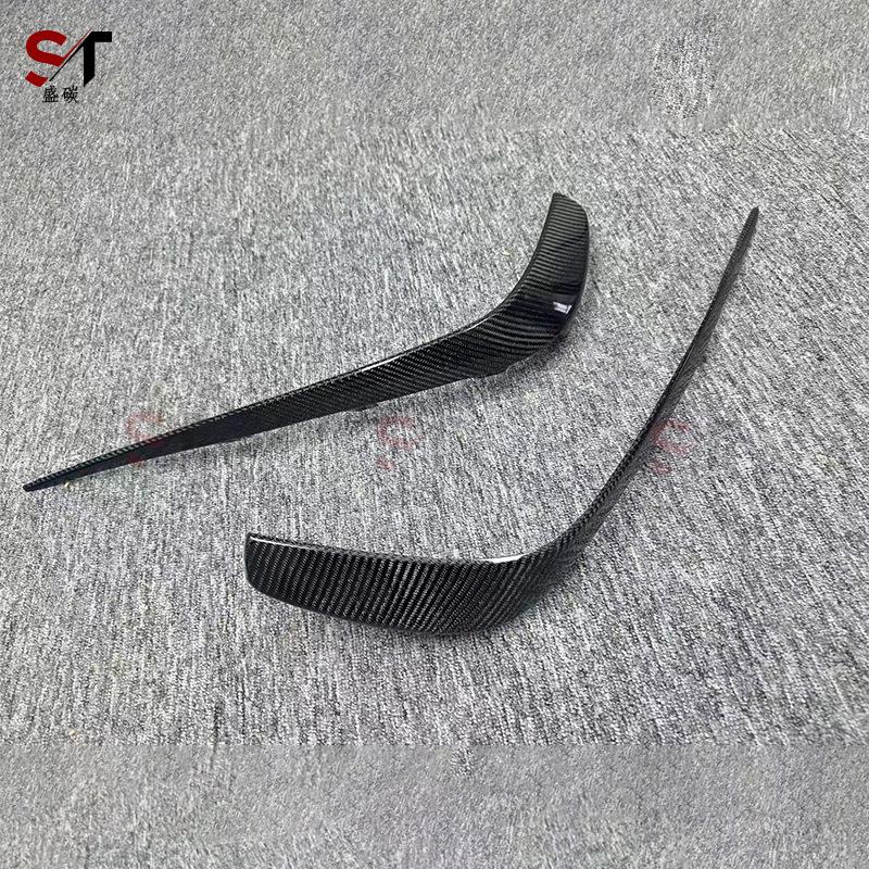 Deflettore Aria Faro Antinebbia Paraurti Anteriore in Fibra di Carbonio Mercedes CLS W218