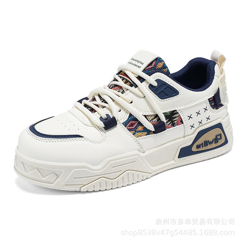 

Middle school students outdoor low-top platform comfortable casual shoes skateboard shoes 39 синий