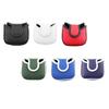 Wear Resistant Golf Mallet Putter Cover Soft PU Leather Headcover Sleeve for Golf Club Protection on the Course