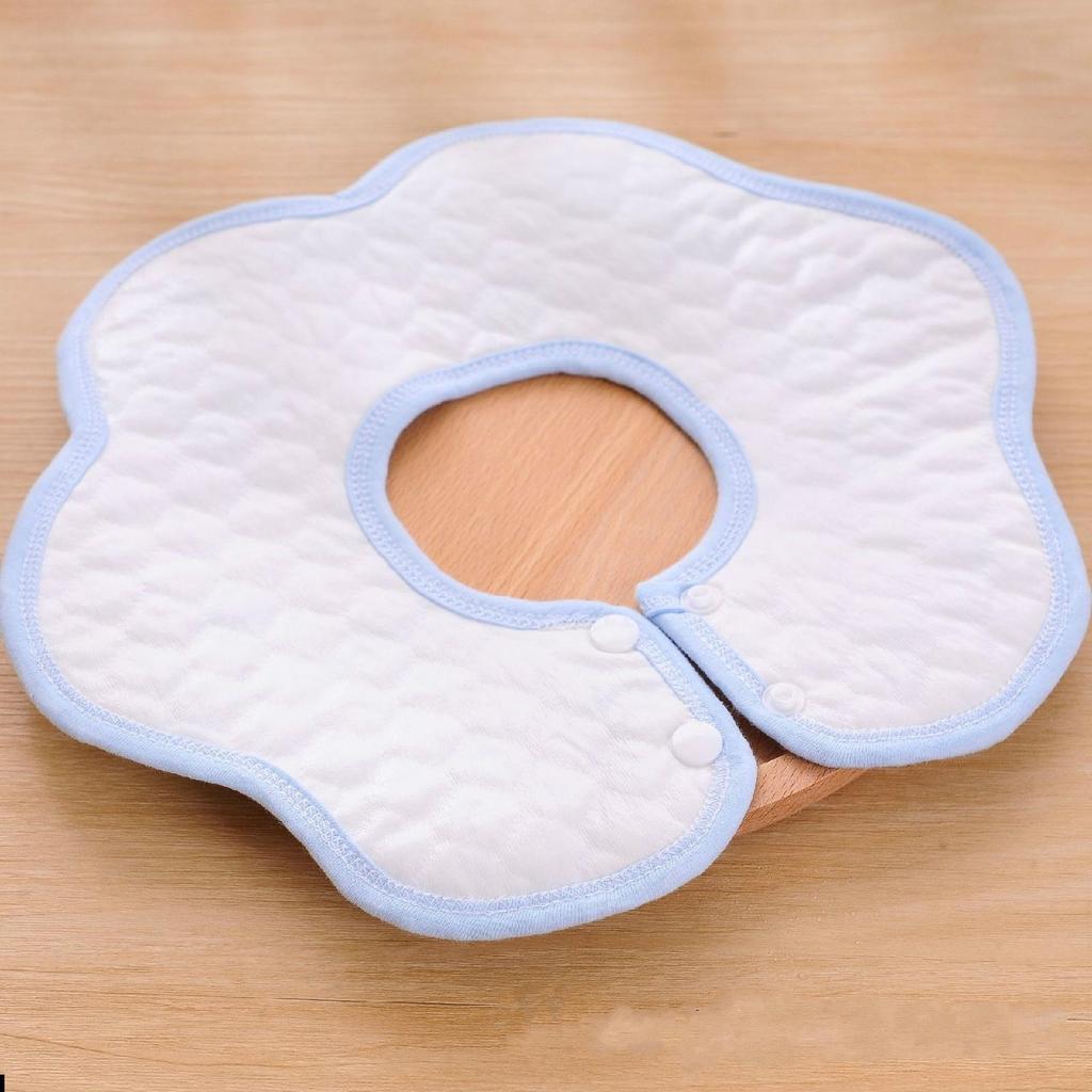 3 Stück Baby 360 Grad Drehung Neugeborenes Baumwoll Lätzchen Baby Speicheltuch Wasserdichtes Lätzchen