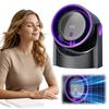 Turbo Table Fan 100 Speeds Digital Display Personal Fan with Rechargeable Battery Wall-Mouted Design for Bedroom Home Office