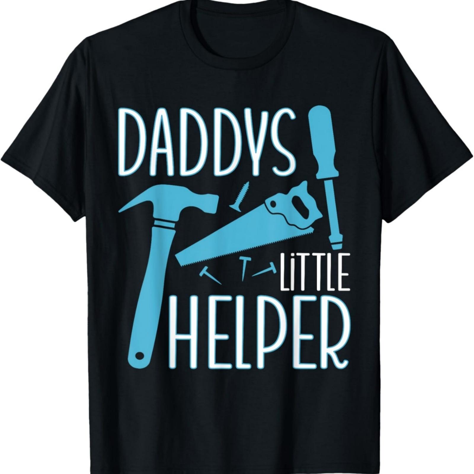 Kids Tools Screwdriver Daddys Little Helper Team Father Son T-Shirt S