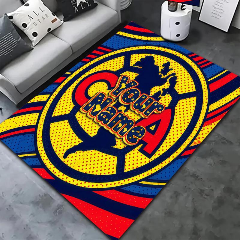 Club America Custom Name Carpet Rug For Living Room Bedroom Home Sofa Decoration Kids Play Nonslip Floor Mat