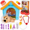 [PACZB] Small Veterinarian Dog with Kennel and Accessories 19 pcs Z3073