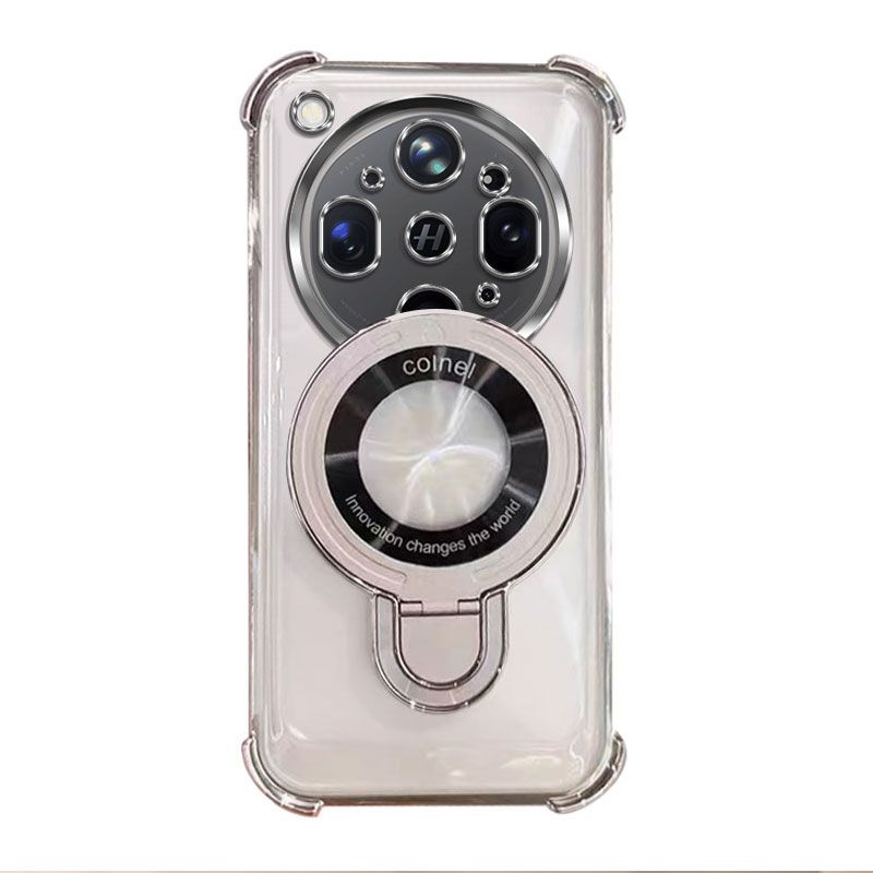 For OPPO Find X9 ultra Case luxury plating transparent skin-friendly bracket Cover For OPPO Find X9 ultra Skin Friendly  Funda