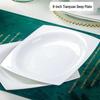 Linpan Jingdezhen Quadratische tiefe Speiseteller mit Unterglasur