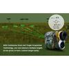 REVASRI 600/1000m Multi-function Laser Rangefinder for Golfing and Hunting with Range and Speed Mode Hunting Durable Lightweight