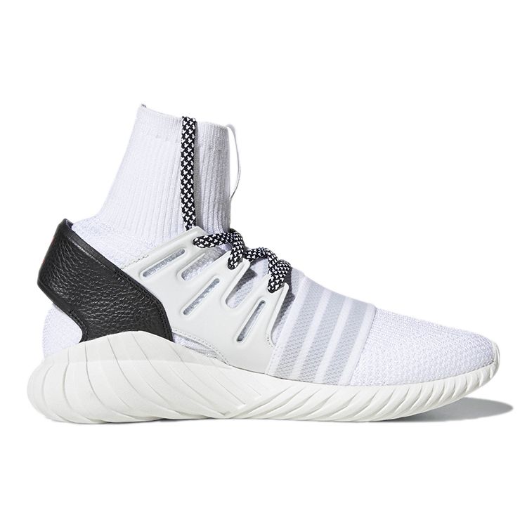 Adidas Originals Tubular Comfortable Versatile Durable High-Top Lifestyle Casual Shoes Unisex Sneakers White CQ0936