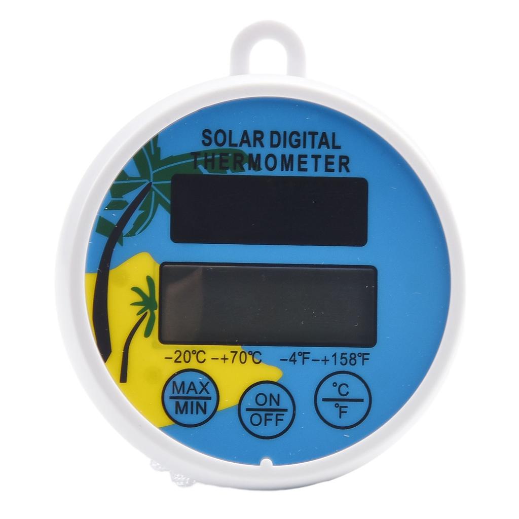 Digital Thermometer Pool Thermometer 32 ℉ ~ +122 ℉ 5.1*3.1 Inch Accurate Temperature Floating Outdoor Rainproof