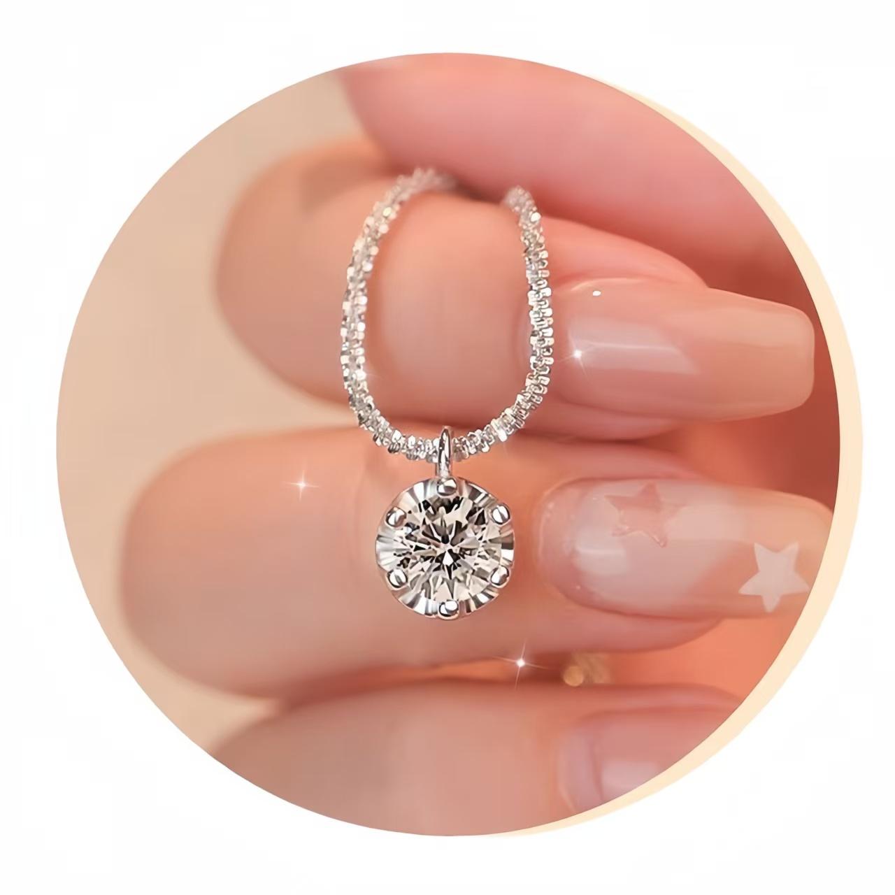Andara Luxury 925 Sterling Silver Aaaaa Zircon Pendant Necklace Fashion Italian Silver Necklace Women s Jewelry