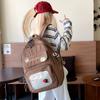 Schoolbag high value schoolbag female college student cute large capacity transparent bar pain bag ins backpack junior high school backpack