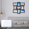 4x6 Picture Frames Collage, 9-Pack Picture Frames Collage for Wall Decor, Black Photo Collage Frame, Multi Picture Frame Set with Glass Front,
