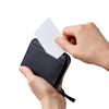 Bellroy Folio Piccolo Zippered Leather Mini Wallet for Men and Women with Card Slots, Coin Purse, and Key Storage - Navy
