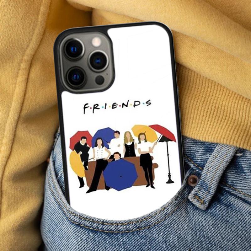 Мягкий чехол для телефона из сериала «Друзья» для iPhone 17 Air 16e Pro max 15 Pro 13 14 Plus 11 12 MagSafe Магнитный Coque iPhone 16e