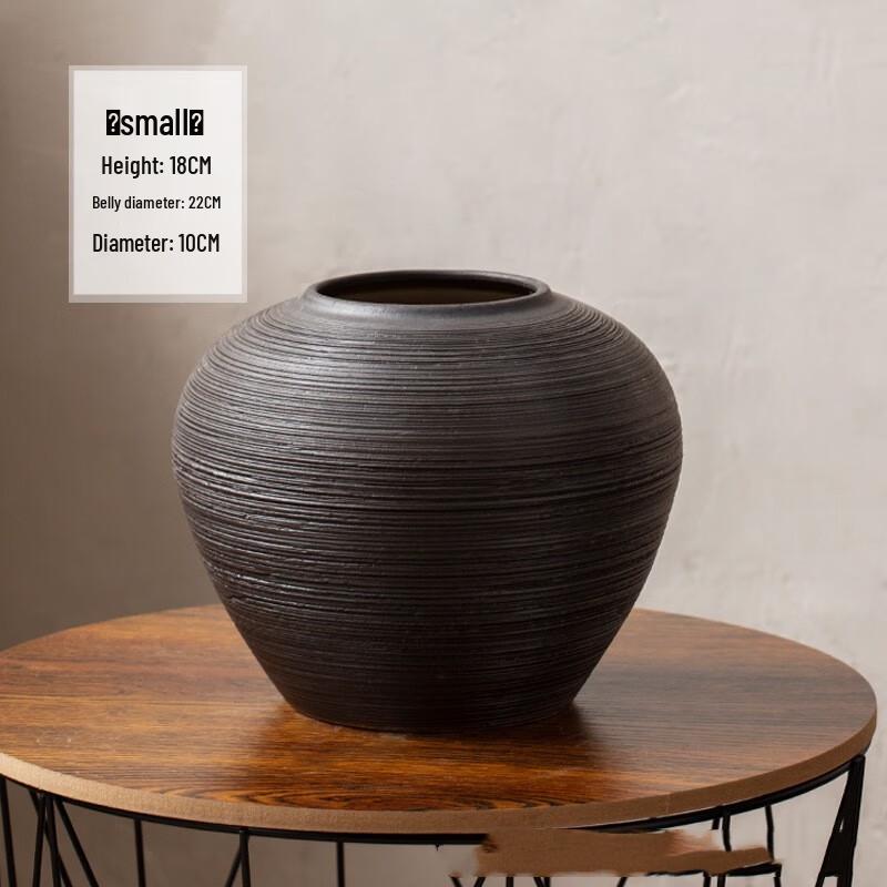 Ruijie Minimalist Retro Ceramic Dry Flower Vase