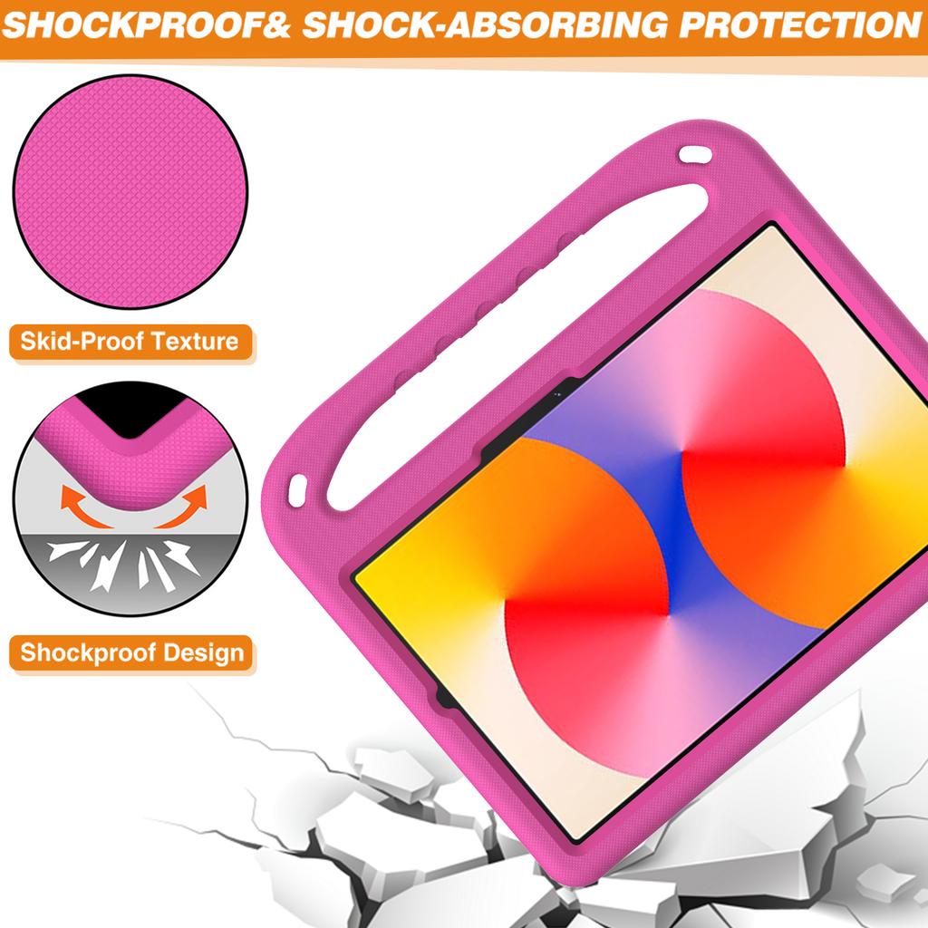 Built-in Kickstand EVA Case for Huawei MatePad SE 11 2024 2023 2021 Kids Friendly Cover Shockproof Protection with Hand Holder