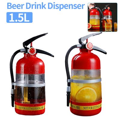 1.5L Wine Drink Dispenser Fire Extinguisher Pourer Hand Press Type Extinguisher Shape Beer Machine Beer Barrels Bar Accessories