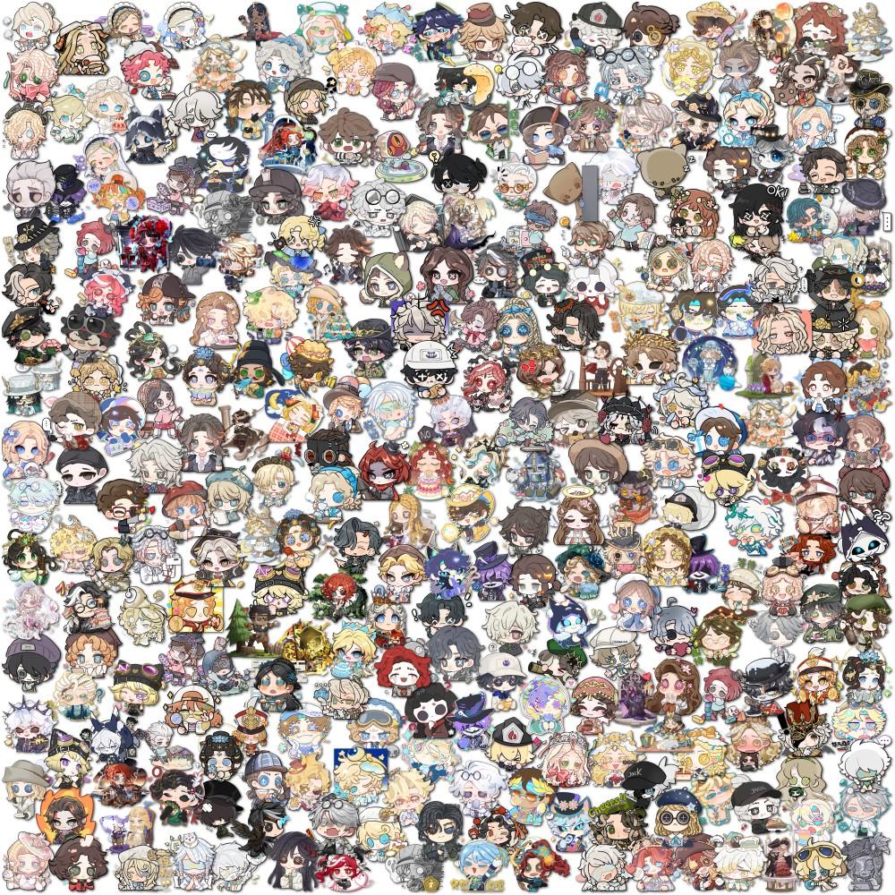 50Pcs Classic Character Identity V Game Peripheral Cartoon DIY Stickers Cute Decorations Journal Water Bottle Stickers