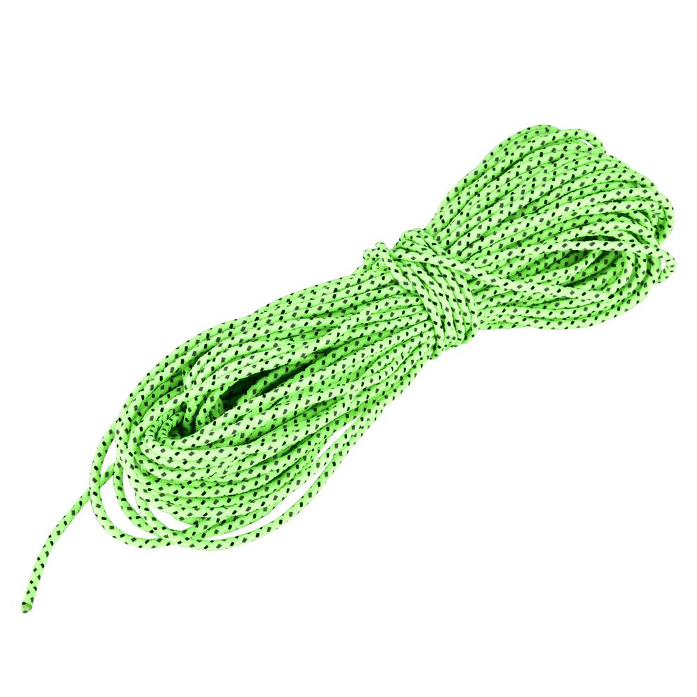 20m Outdoor Camping Tent Awning Reflective Guyline Rope Guy Line Cord Paracord