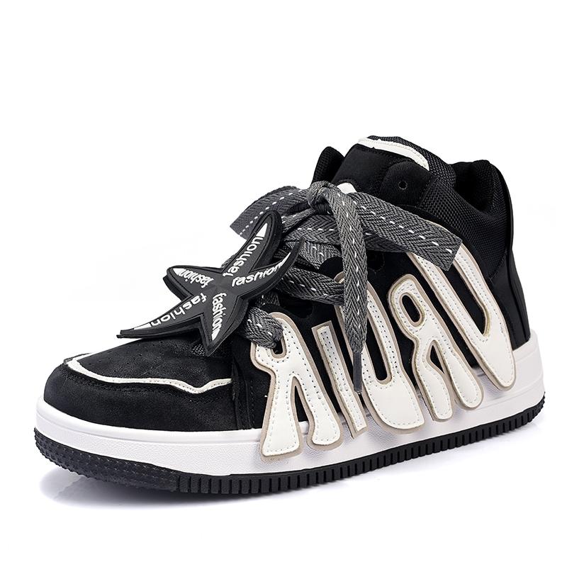 Новые вулканизированные кроссовки Мужская панк-платформа Повседневная обувь для мужчин — фото 8