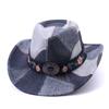 Men's and Women's Fashion Design Sense, Color Matching, Old Jazz Hat Explosion, Classic Retro Western Cowboy Hat