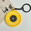Mini Simulation Dumbbells Keyring Kettlebells Fitness Series Pendant  Bodybuilder