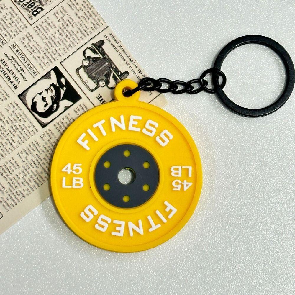 Mini Simulation Dumbbells Keyring Kettlebells Fitness Series Pendant Bodybuilder