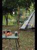 Ultraleichter, tragbarer, zusammenklappbarer Lichtständer aus Aluminium für Camping- und Picknicktische