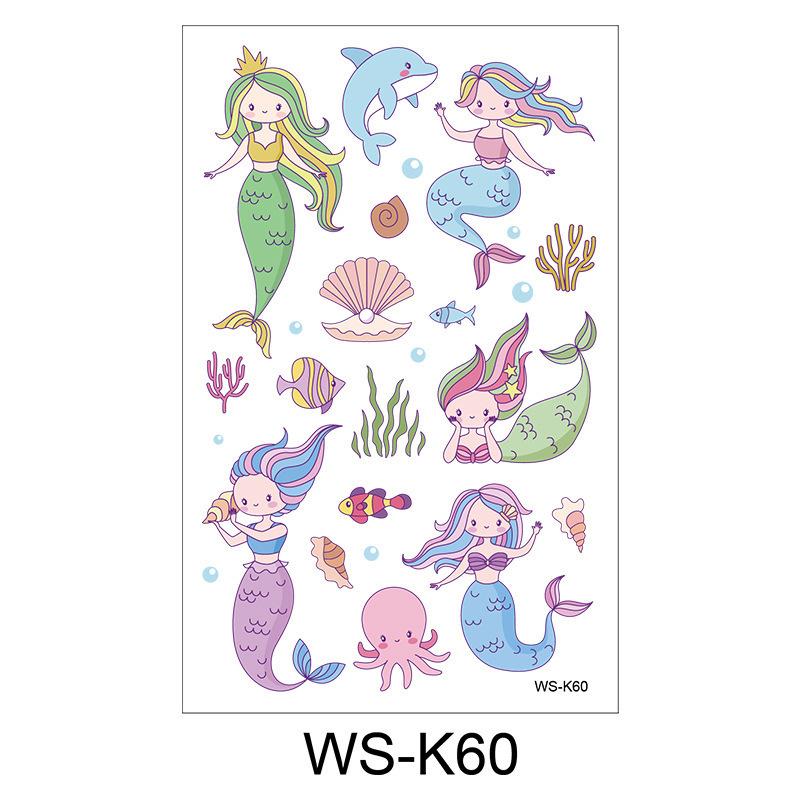 Cross Border Children's Cartoon Tattoo Stickers Space Dinosaur Boy Girl Cute Temporary Waterproof