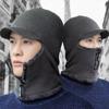 New Men Winter Warm Wool Hat Outdoor Ear Protection Hats Warm Thick Bicycle Knitted Capd Scarf Windproof Visors Cap