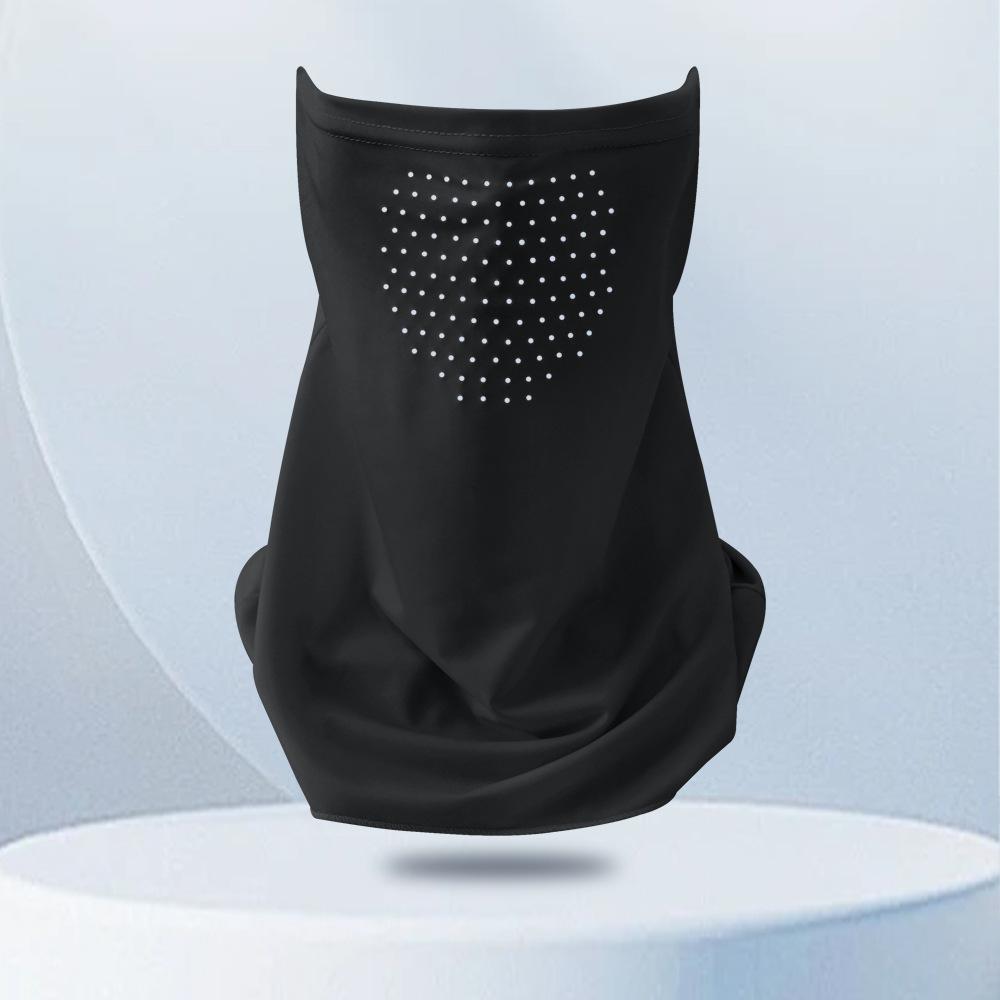 2025 Sunscreen Mask Neck UV Protection Face Cover Sunscreen Face Outdoor Comfortable Solid Color Cycling Sun Protection Hats