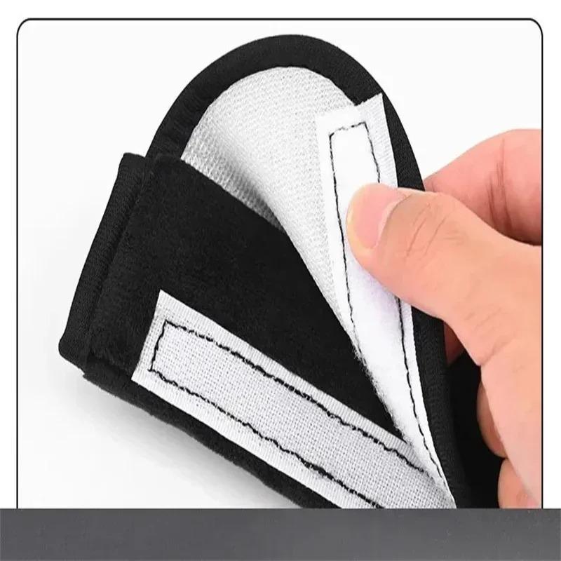 Car Seat Belt, Adjustable Short Fleece Shoulder Strap Cover, Car Shoulder Guard Pad, Car Accessories