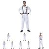 Astronaut Costume For Adults With Zipper Halloween Role Play Dressup