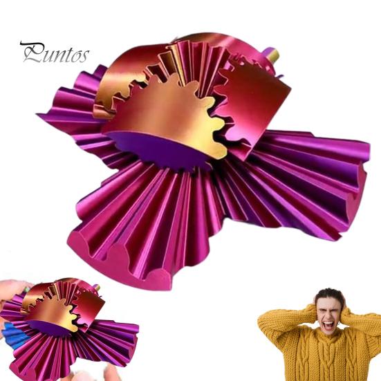 

3D-печатная игрушка-цилиндр для снятия стресса и беспокойства в стиле стимпанк, вращающаяся бочка, портативная механическая блокирующаяся шестерня, сенсорная игрушка-фиджет для детей и подростков. синий