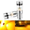 2x BAU15S 7507 Bulb PY21W 1156PY Canbus High Power 20 Pieces Chips 100W LED Bulbs For Front or Rear Turn Signal Lights Yellow Bulbs 7
