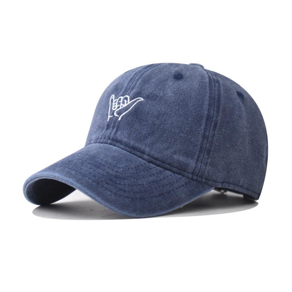 Hip Hop Bull Skull Print Baseball Cap Washed Cotton Streetwear Hats For Man Women Unisex