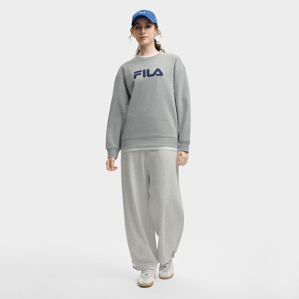 New FILA ORIGINALE Sweatshirt Unisex Cartier Heather Gray F51U539205FMG