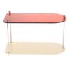 Organizer Acrylic Tray Makeup Perfume Stand Vanity Shelf Cosmetic Rack With Iron Body And