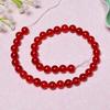 Natural Red Agate Beads, DIY Jewelry Beads, 7A Agate Round Bead Crystals