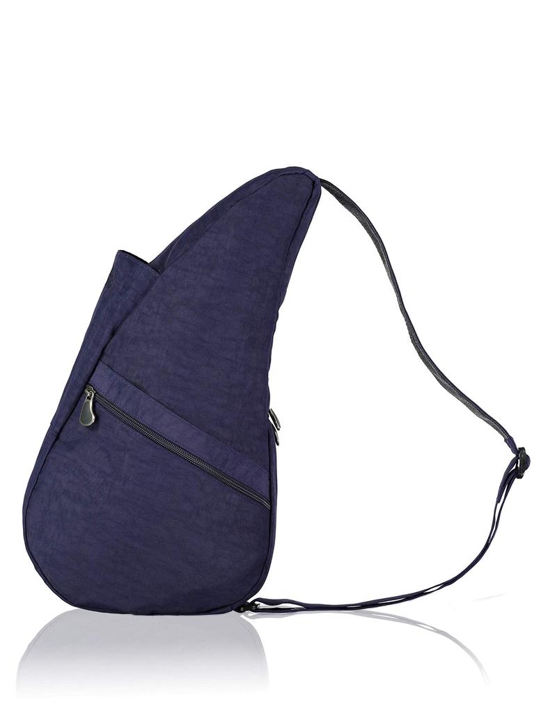 Healthy Back Bag Textured Nylon Bag, Size Small, Blue Night