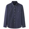 Plus Size 10XL Men's Spring And Autumn Long Sleeved Shirt, Men's Casual Loose Elastic Shirt