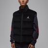 Jordan Flight Lightweight Corduroy Zip-Up Stand Collar Solid Color Sleeveless Warm Down Vest Men Vests HV0535-010