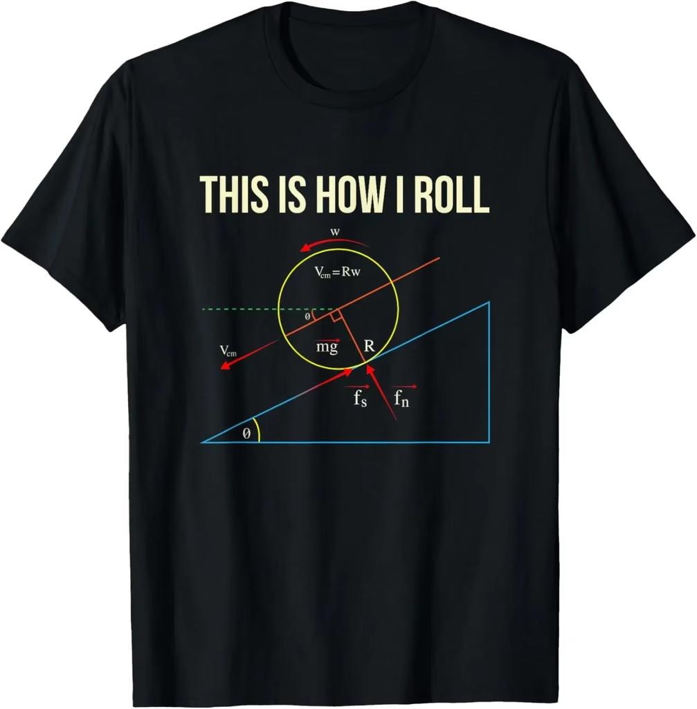 Kvantfysik Student Vetenskap T-shirt Tryckt Grafisk T-shirt Vintage Sommar Streetwear Harajuku Mode Y2K