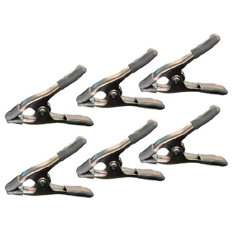 Multiple Functional Spring Loaded A Clamps Heavy Duty Clip set Metal Iron Construction for Wood Crafts Greenhouse Projects