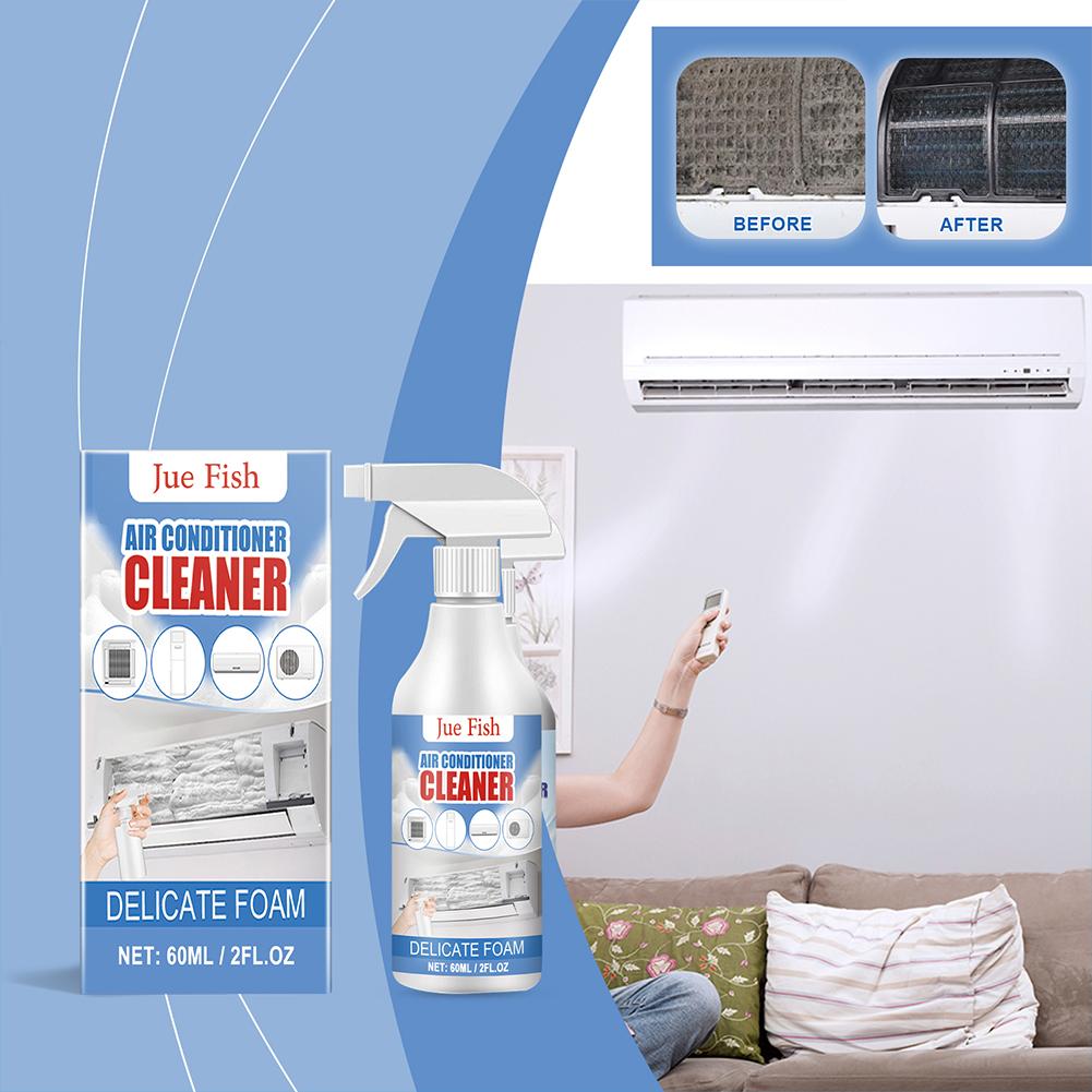 60ml Air Conditioner Cleaner Spray Air Filters Bubble Cleaner Spray Multipurpose Home Office Household China Mainland