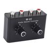 3.5mm Volume Control Box Balance Adjuster Small Attenuator Knob Line Volume Control Box Line Volume Control Box Stereo Switcher