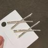 1pcs Cross Crystal Hairpins Rhinestone X Hair Clips Barrettes Simple Side Clip Bridal Headwear Girl Fashion Hair Accessories New