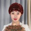 2025 Four Seasons Lace Hat: Windproof White Head Cover with Small Flowers